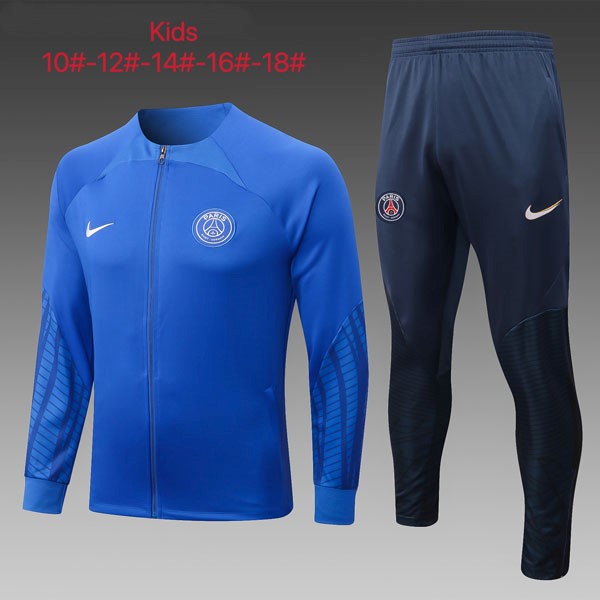 Kinder Trainingsanzug PSG 2023 Blau 2